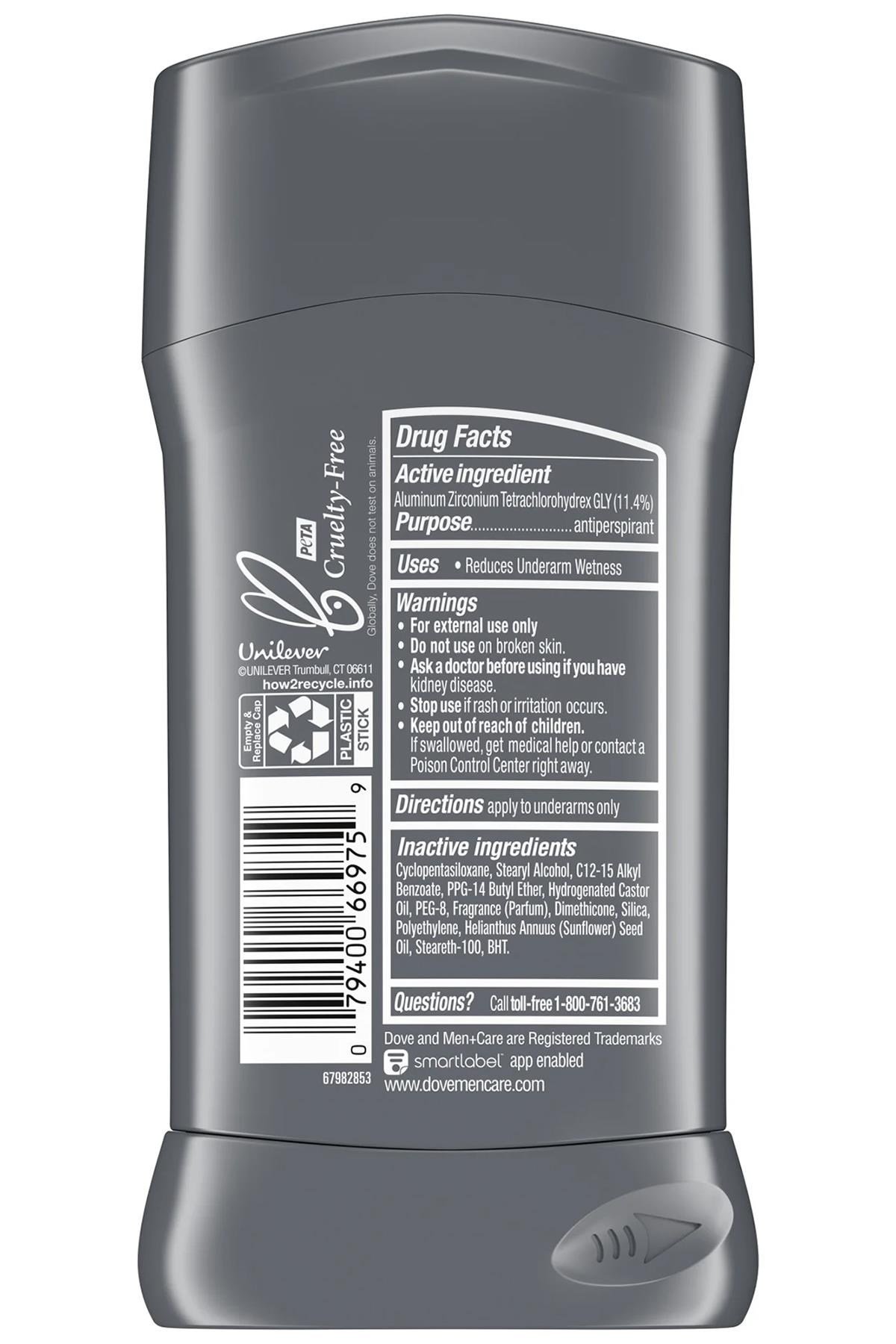 Dove Men Stain Defense Fresh Antiperspirant Stick Deodorant 76GR
