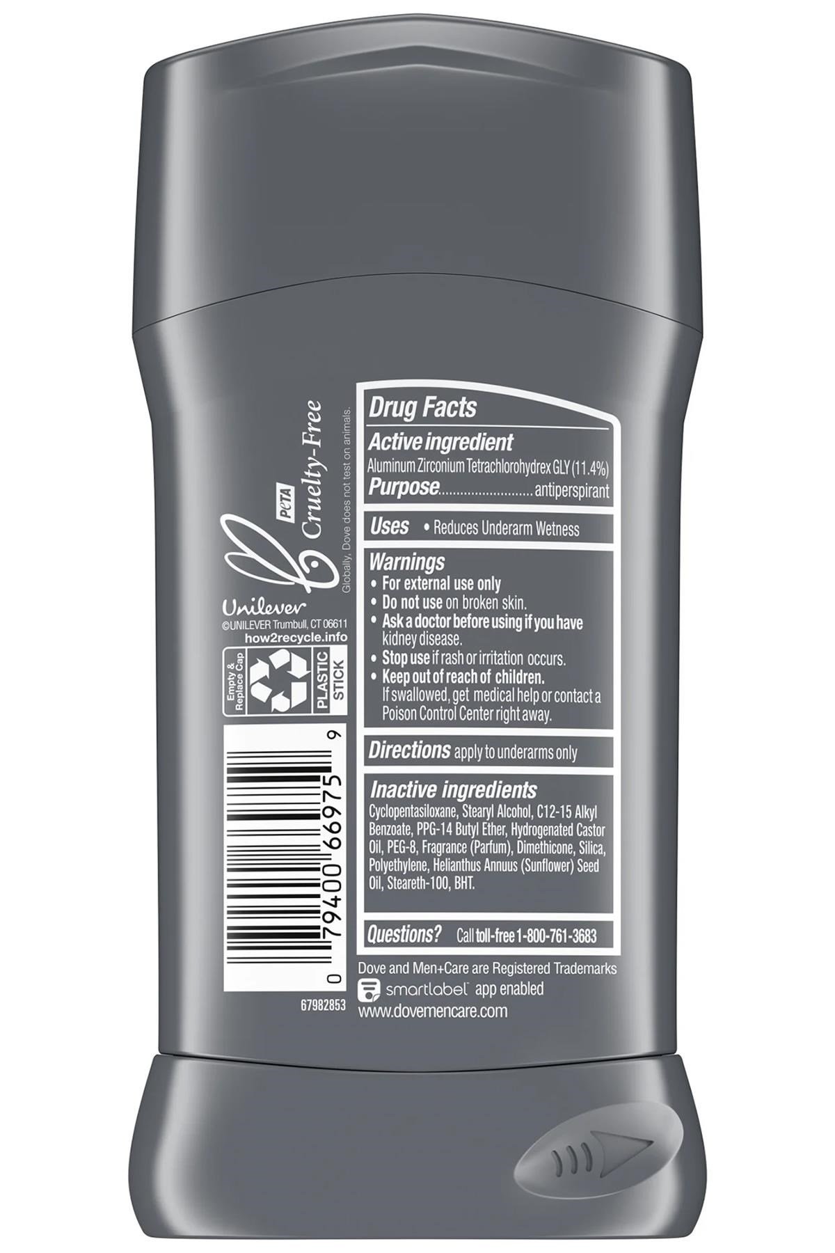 Dove Men Stain Defense Fresh Antiperspirant Stick Deodorant 76GR