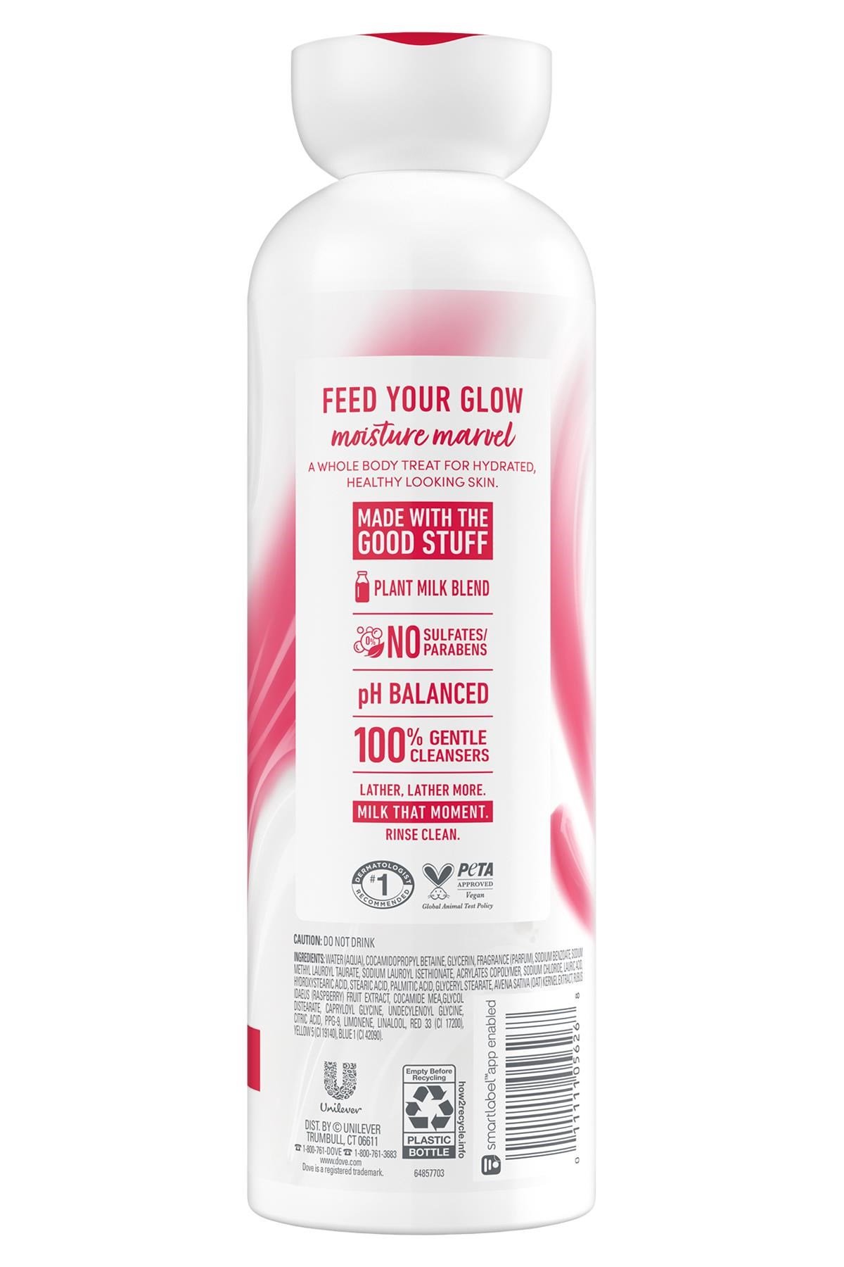 Dove Oat Milk & Berry Brulee Bitkisel Sütlü Duş Jeli 517ML