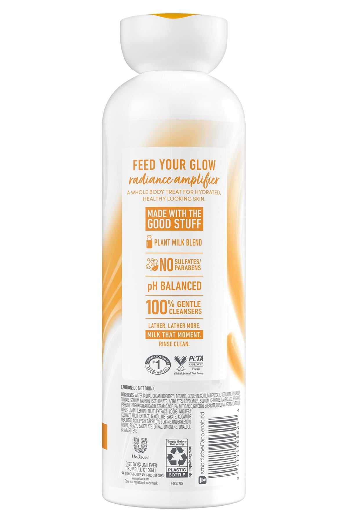 Dove Turmeric Milk & Lemon Drop Bitkisel Sütlü Duş Jeli 517ML