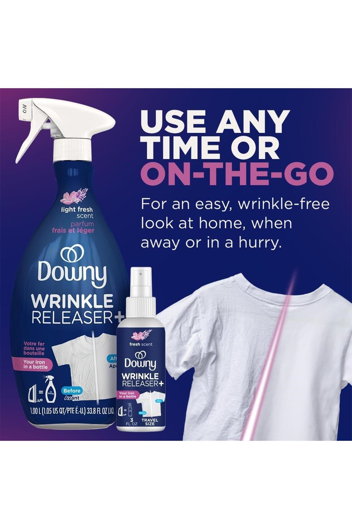 Downy Light Fresh Kırışıklık Açıcı Kumaş Spreyi 1LT
