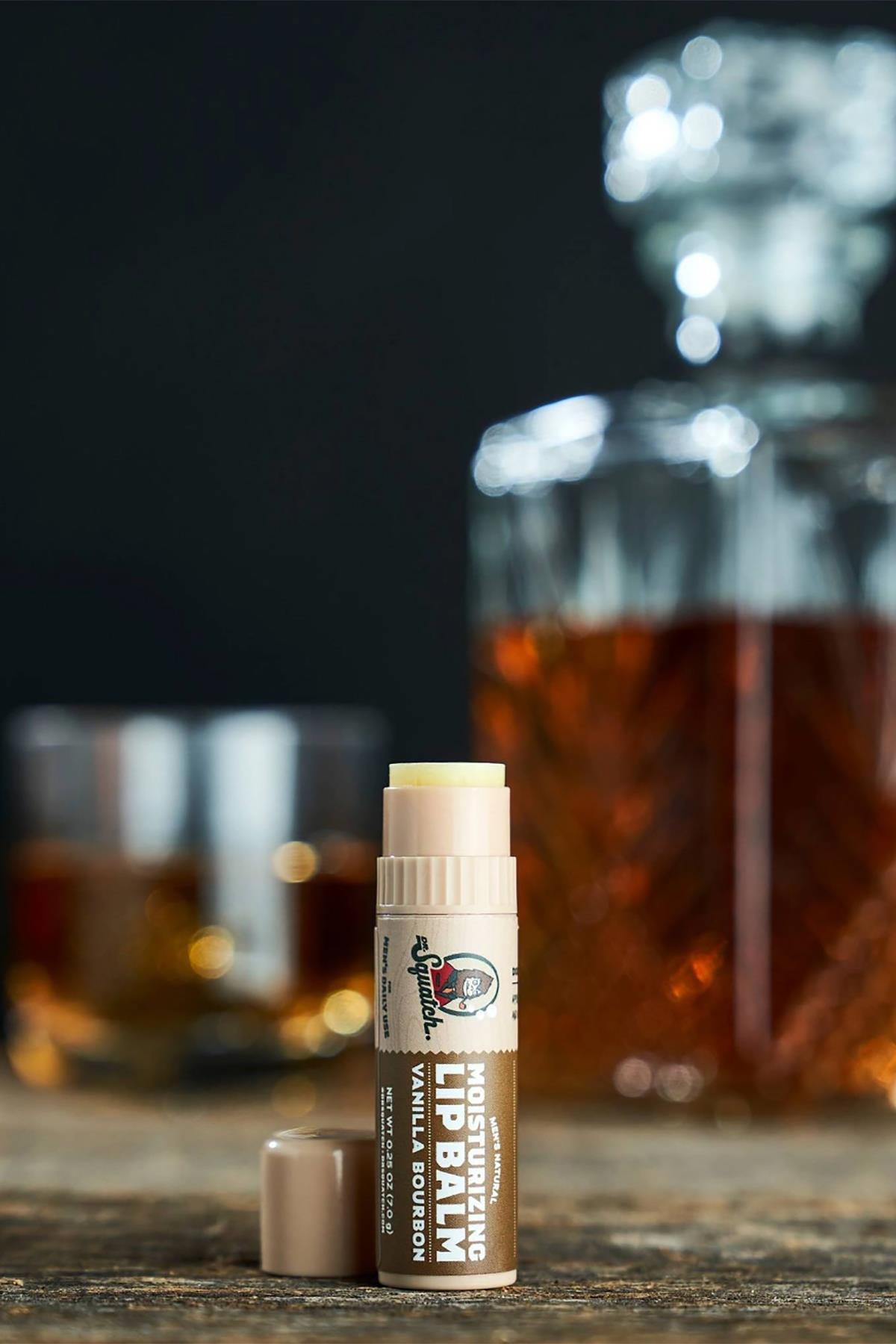 Dr.Squatch Men's Vanilla Bourbon Nemlendirici Dudak Balsamı 7GR