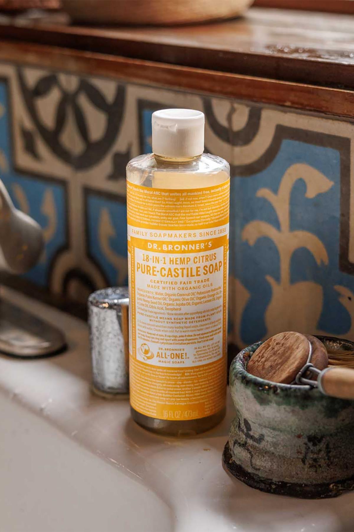 Dr.Bronner's Çok Amaçlı Sıvı Sabun Narenciye Kokulu 473ML