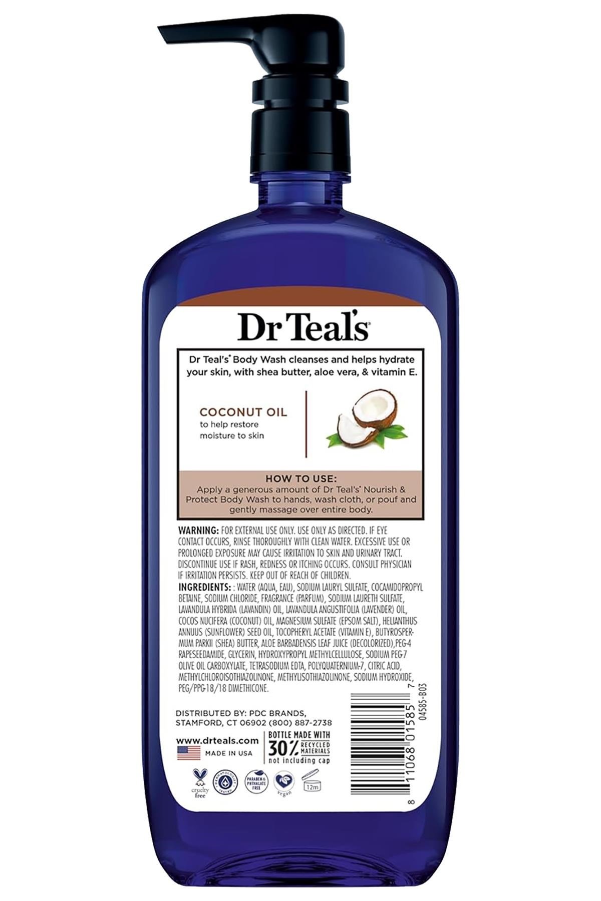 Dr.Teals Hindistancevizi Yağlı Besleyici ve Koruyucu Duş Jeli 710ML