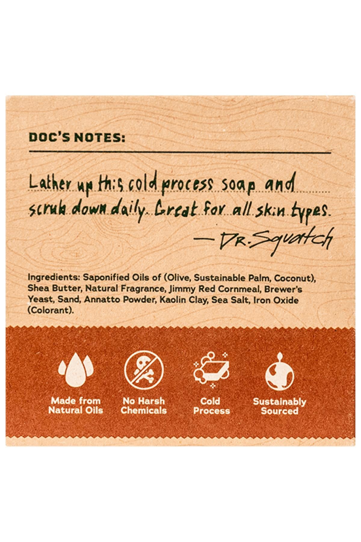 Dr.Squatch Wood Barrel Bourbon Erkek Sabunu 141GR