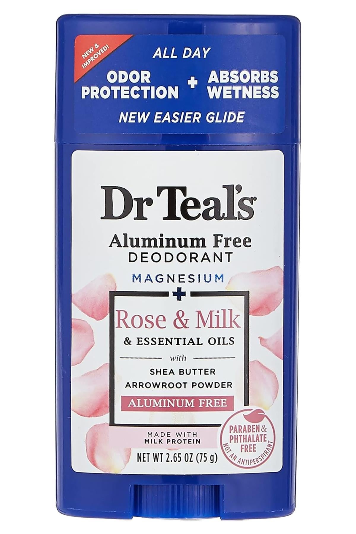 Dr.Teals Rose & Milk Alüminyum İçermeyen Stick Deodorant 75GR