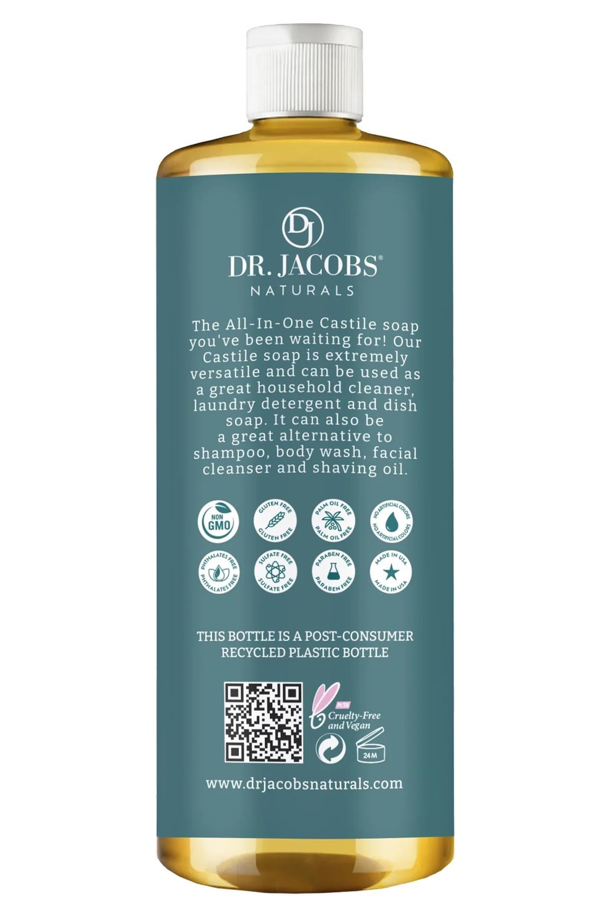 Dr. Jacobs Naturals Nane Özlü Çok Amaçlı Bitkisel Kastil Sabun 946ML