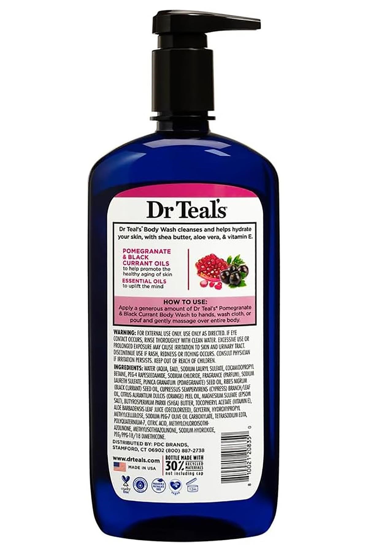 Dr.Teals Nar ve Siyah Frenk Üzümlü Duş Jeli 710ML