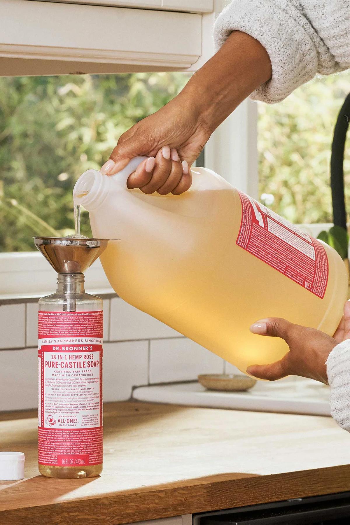 Dr.Bronner's Çok Amaçlı Sıvı Sabun Gül Kokulu 473ML