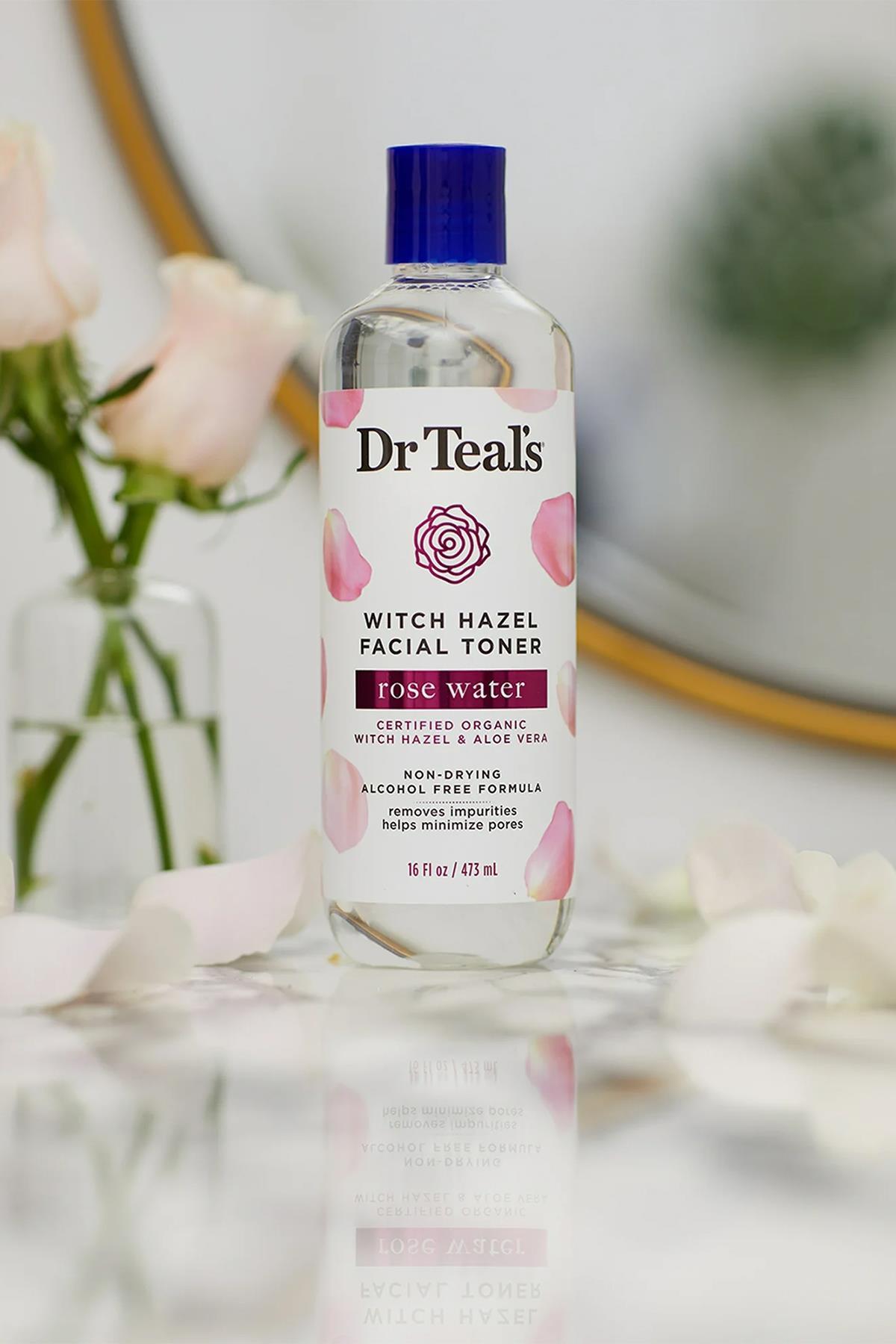 Dr.Teals Cadı Fındığı ve Gül Suyu Yüz Toniği 473ML