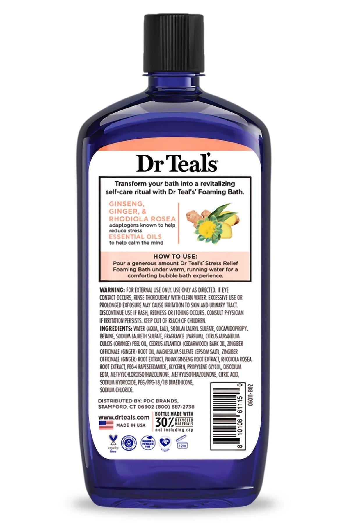 Dr.Teals Stress Relief Banyo Köpüğü 1000ML