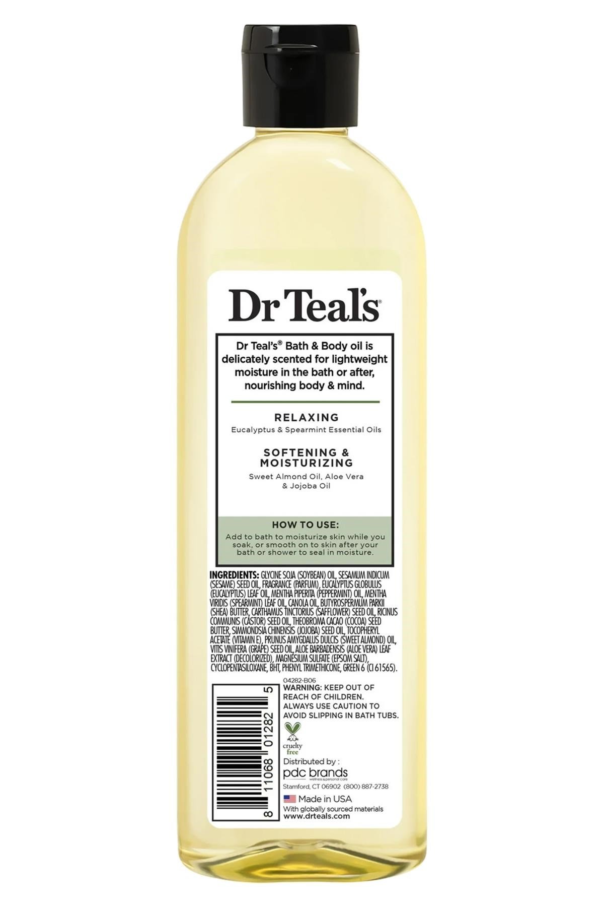 Dr.Teals Okaliptüs ve Nane Özlü Nemlendirici Banyo ve Vücut Yağı 260ML