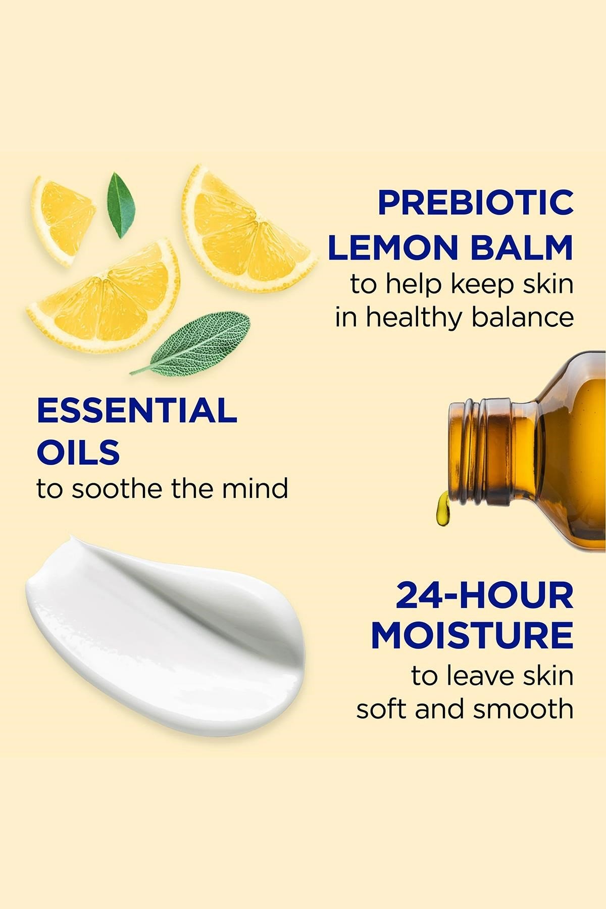DR.Teals Prebiotic Lemon Balm Nemlendirici Vücut Losyonu 532ML