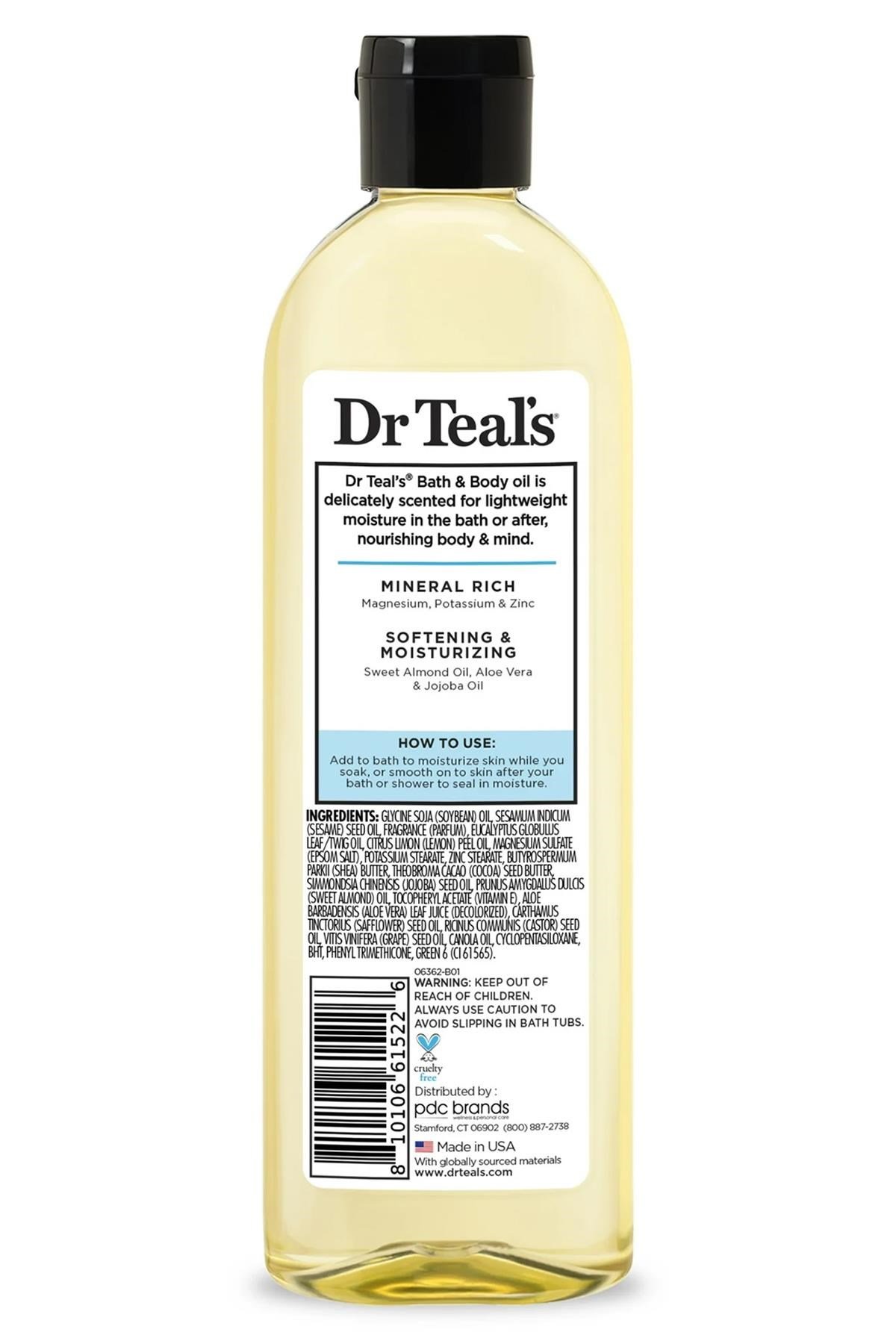 Dr.Teals Mineral Destekli Nemlendirici Banyo ve Vücut Yağı 260ML