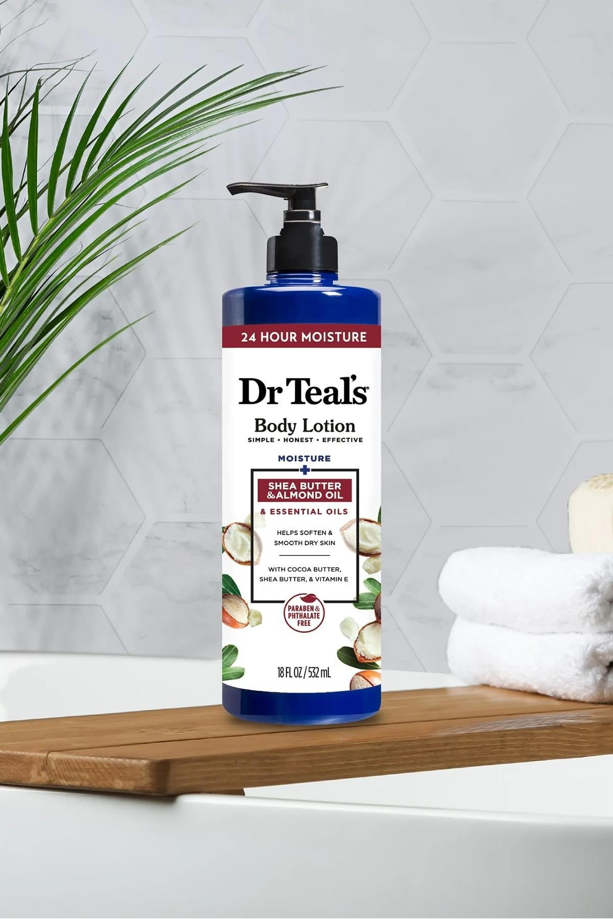 DR.Teals Shea Butter & Almond Oil Nemlendirici Vücut Losyonu 532ML