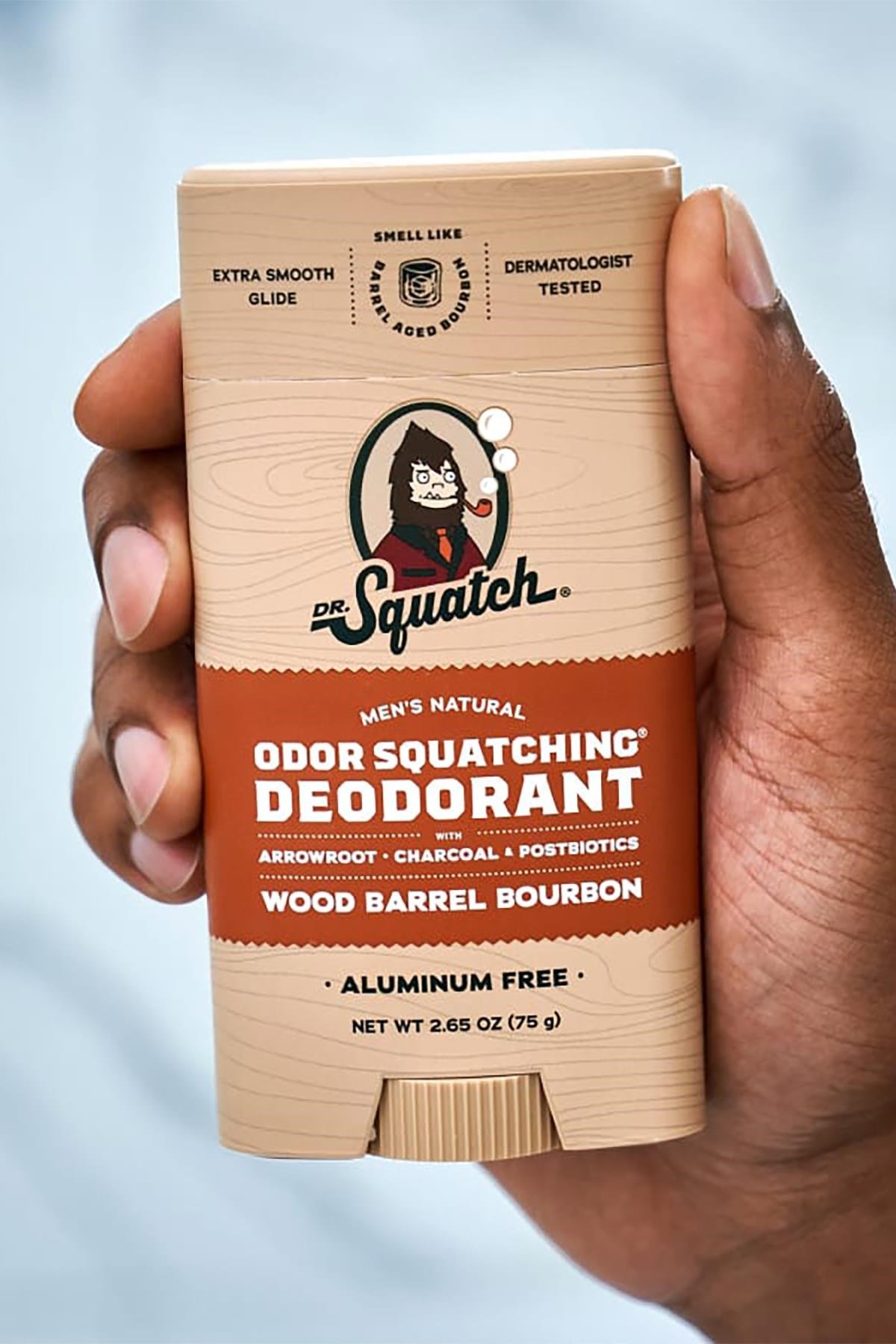 Dr.Squatch Wood Barrel Bourbon Alüminyumsuz Stick Deodorant 75GR