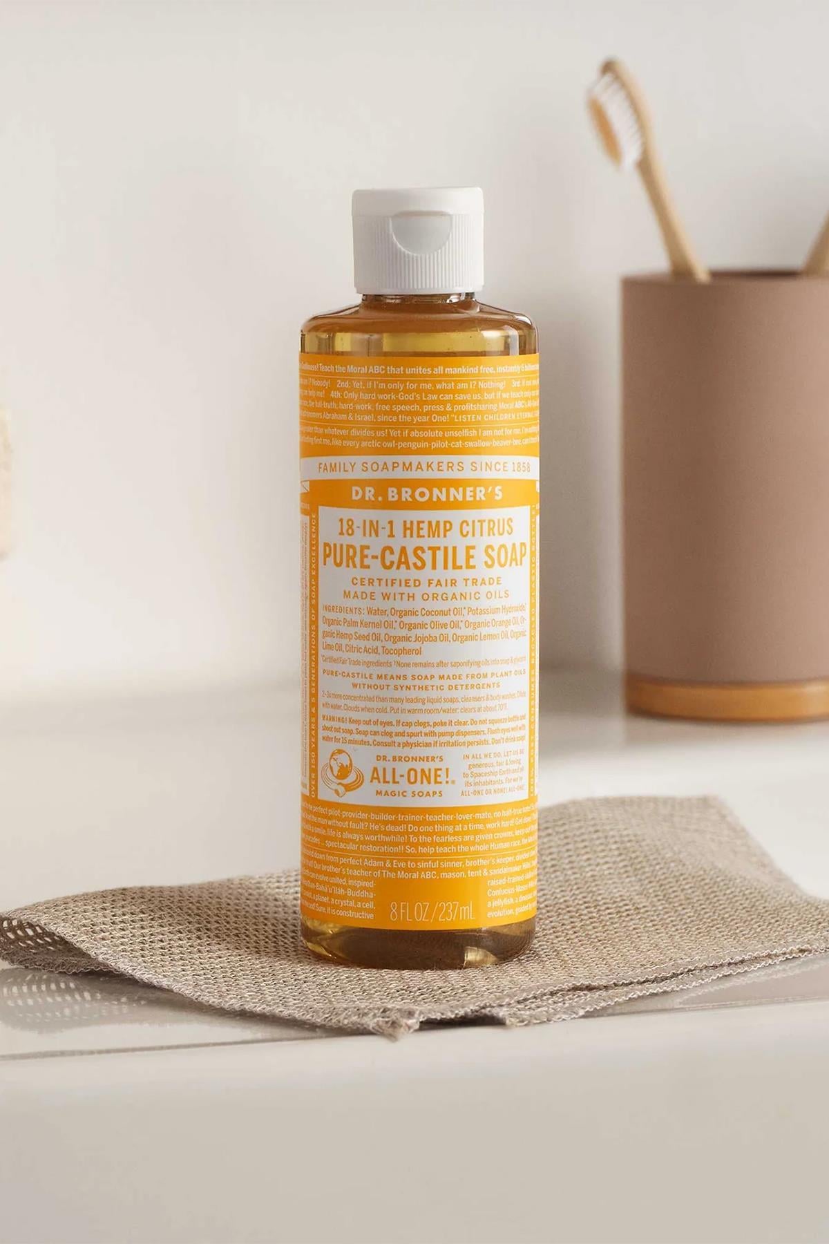 Dr.Bronner's Çok Amaçlı Sıvı Sabun Narenciye Kokulu 237ML