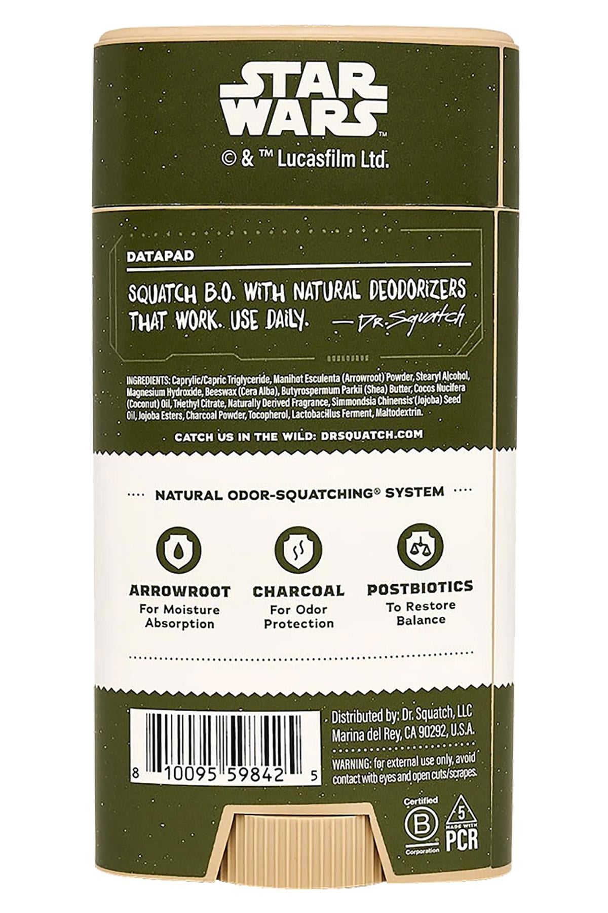 Dr.Squatch Wisdom Guard Alüminyumsuz Stick Deodorant 75GR