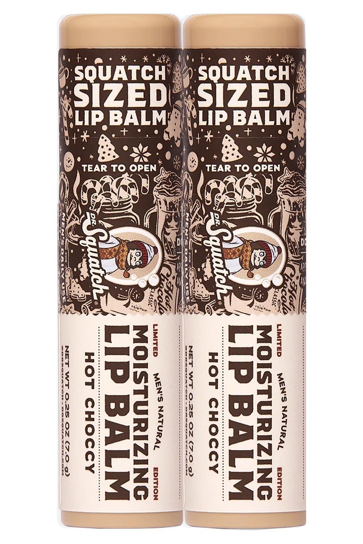 Dr.Squatch Men's Hot Choccy Nemlendirici Dudak Balsamı 2x7GR