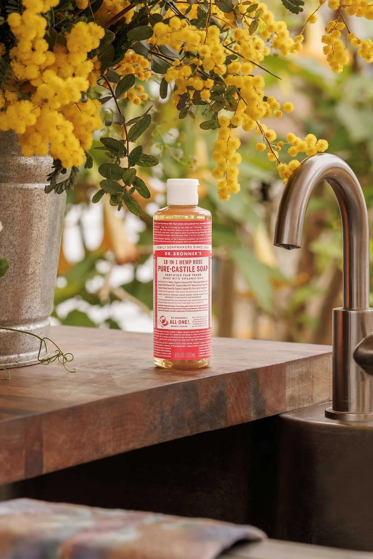 Dr.Bronner's Çok Amaçlı Sıvı Sabun Gül Kokulu 237ML