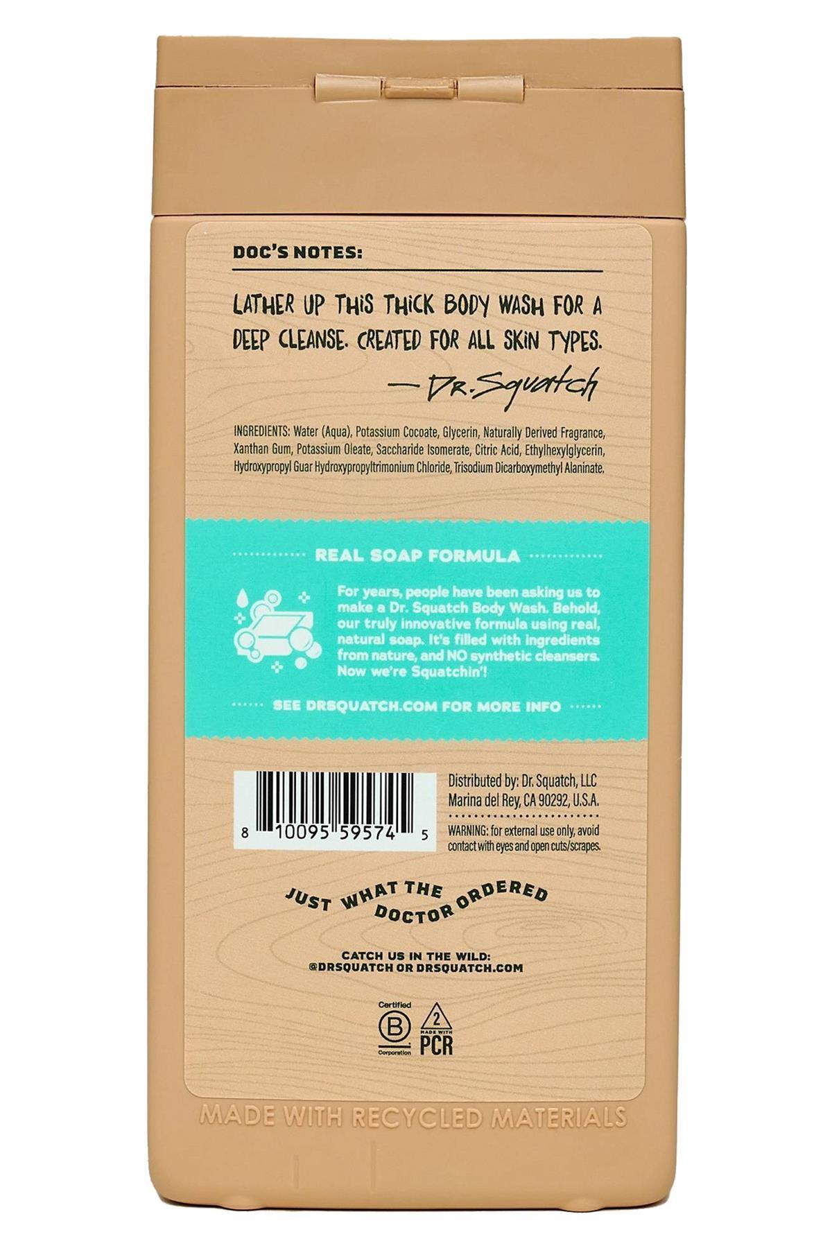 Dr.Squatch Men's Coconut Castaway Duş Jeli 414ML