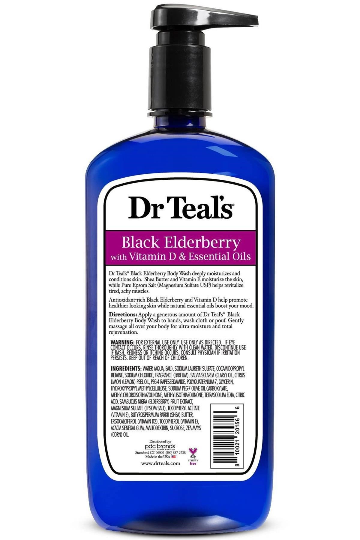 Dr.Teals Black Elderberry Vücut Şampuanı 710ML