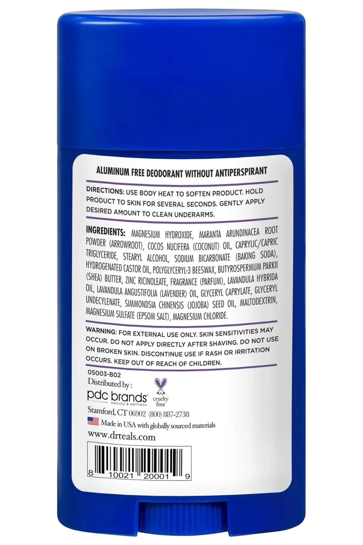 Dr.Teals Lavanta Alüminyum İçermeyen Stick Deodorant 75GR