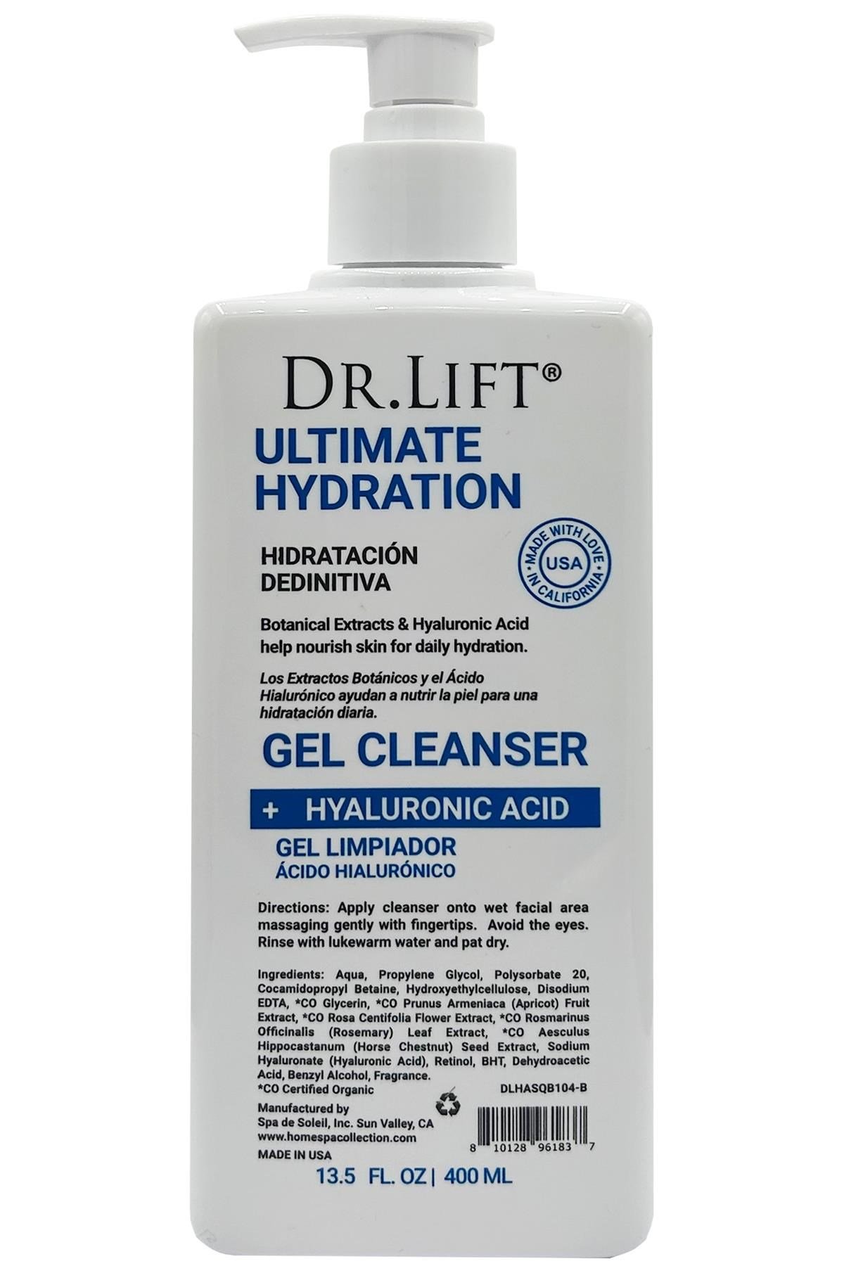 Dr.Lift Hyaluronic Acid Yüz Temizleme Jeli 400ML