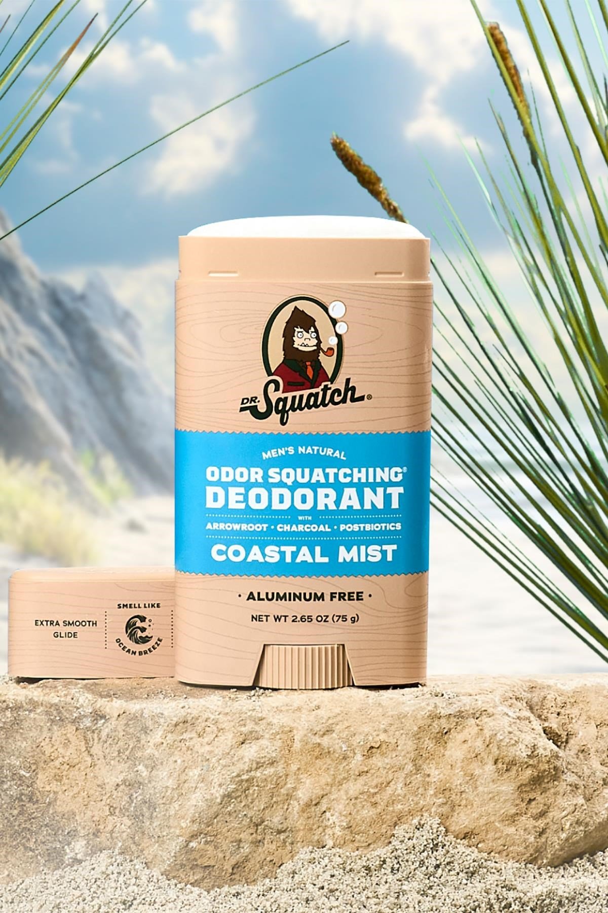 Dr.Squatch Coastal Mist Alüminyumsuz Stick Deodorant 75GR