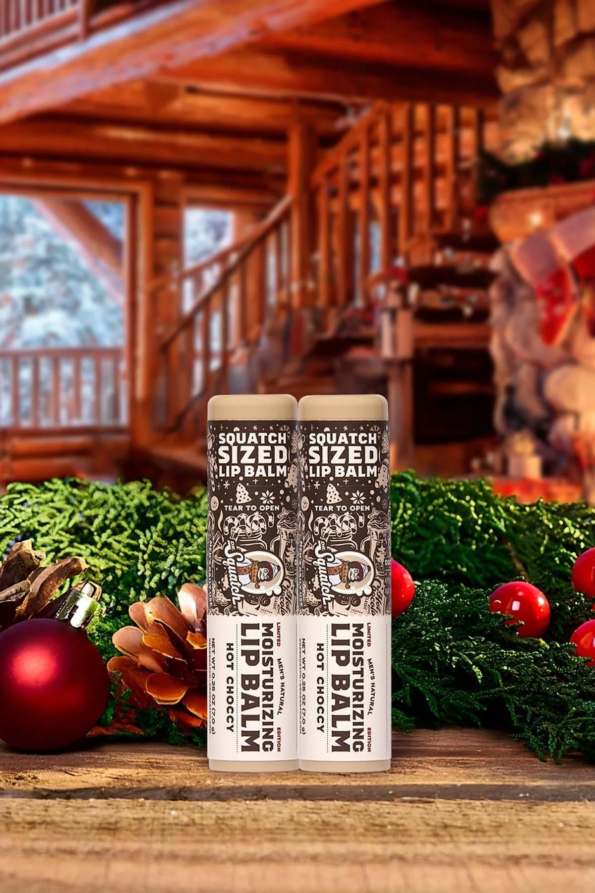Dr.Squatch Men's Hot Choccy Nemlendirici Dudak Balsamı 2x7GR