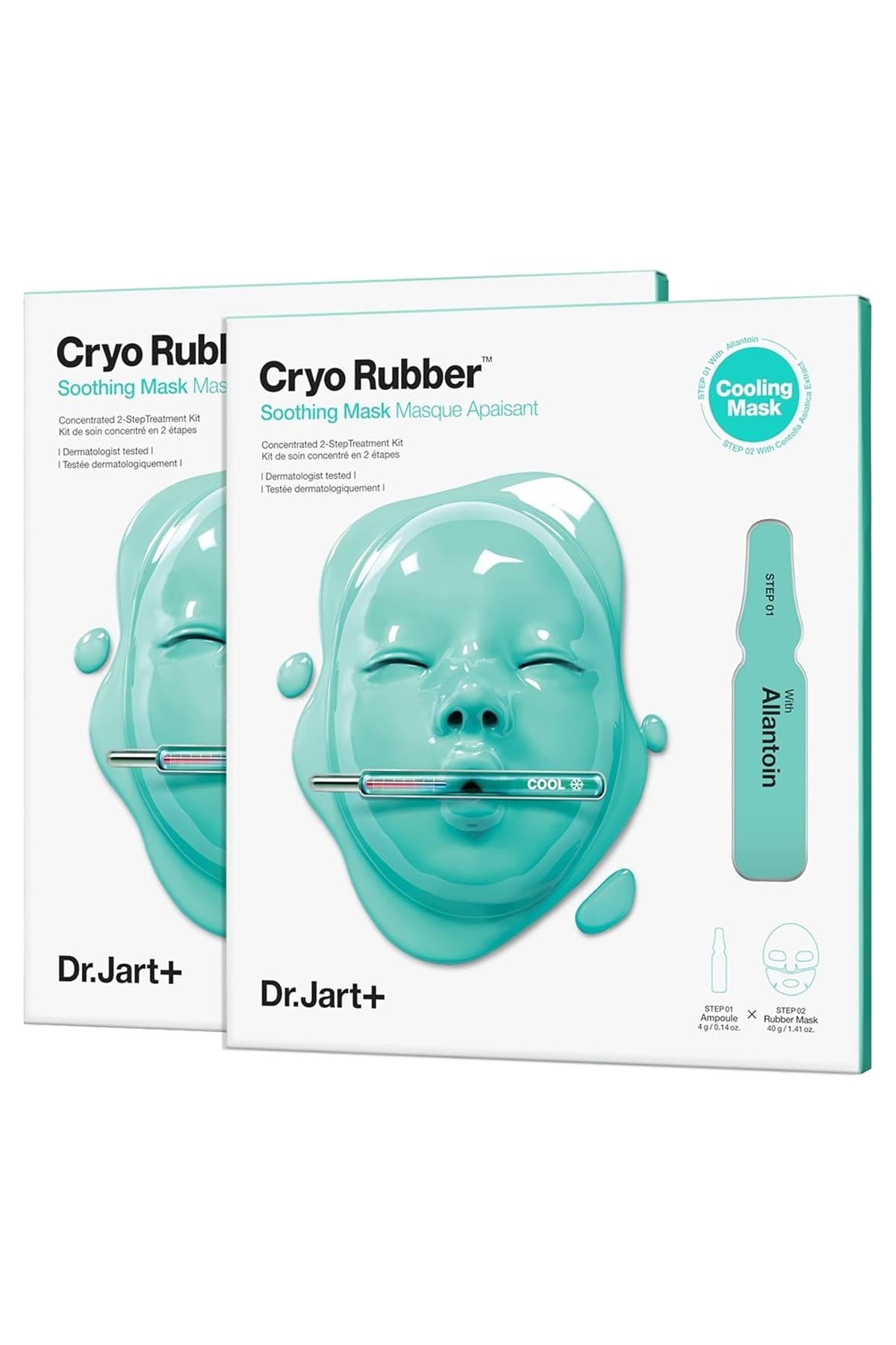 Dr.Jart+ Cryo Rubber Yatıştırıcı Allantoin Yüz Maskesi 2 Adet