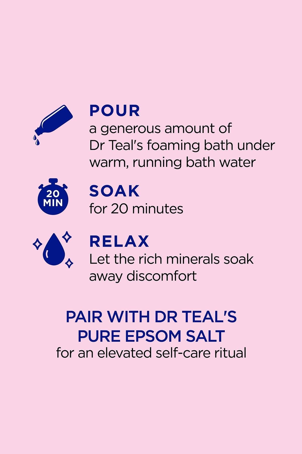 Dr.Teals Menstrual Relief Banyo Köpüğü 1000ML