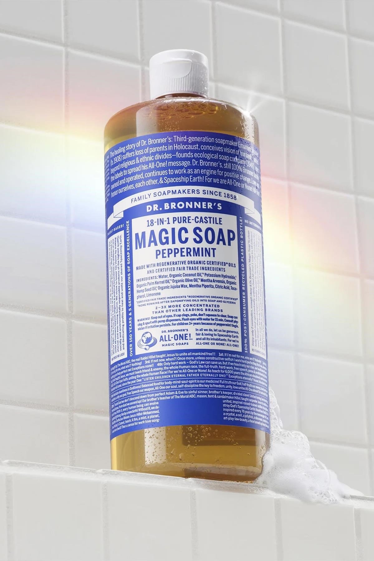 Dr.Bronner's Çok Amaçlı Sıvı Sabun Nane Kokulu 739ML