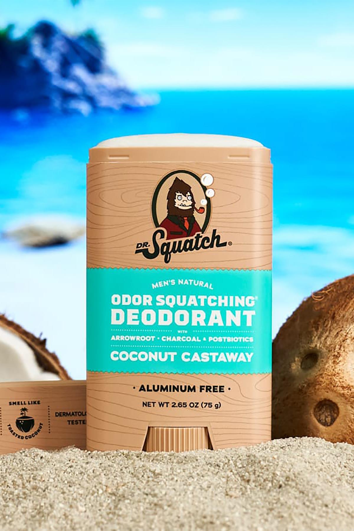 Dr.Squatch Coconut Castaway Alüminyumsuz Stick Deodorant 75GR