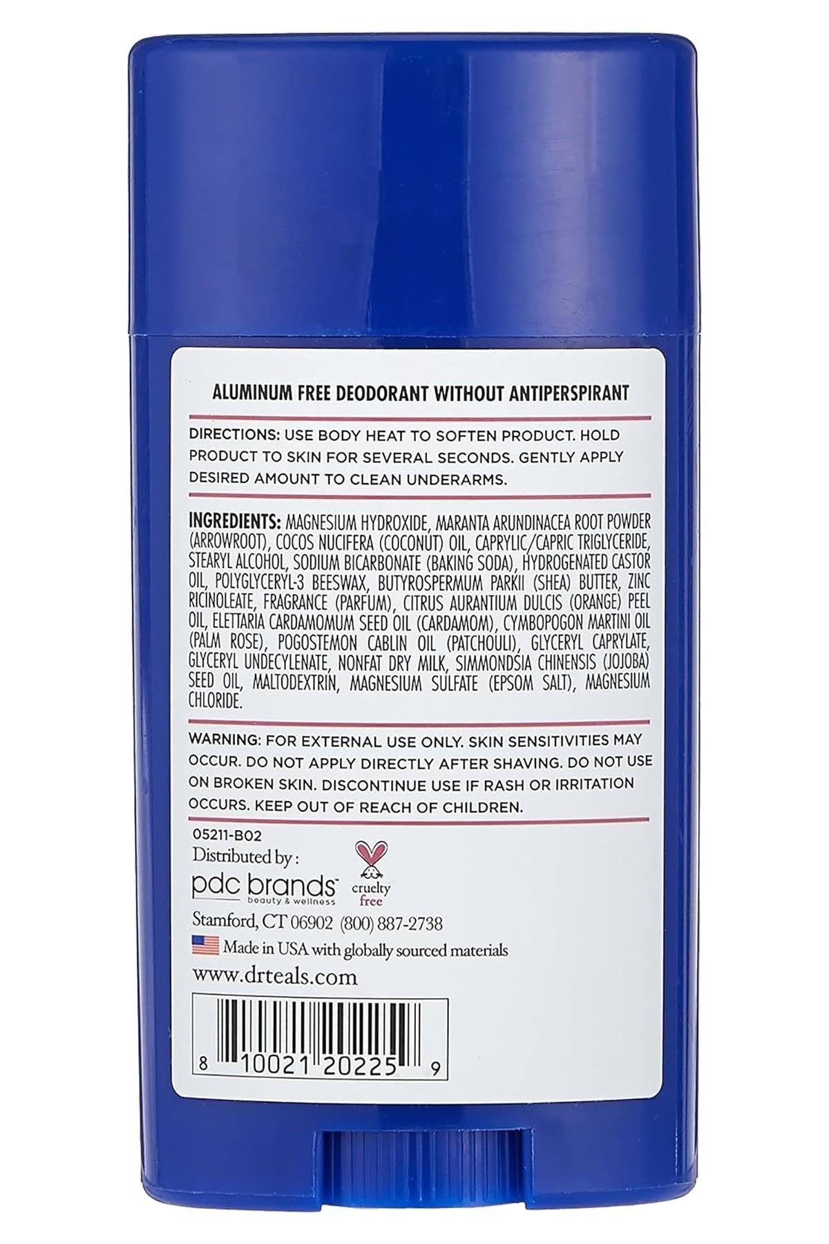 Dr.Teals Rose & Milk Alüminyum İçermeyen Stick Deodorant 75GR
