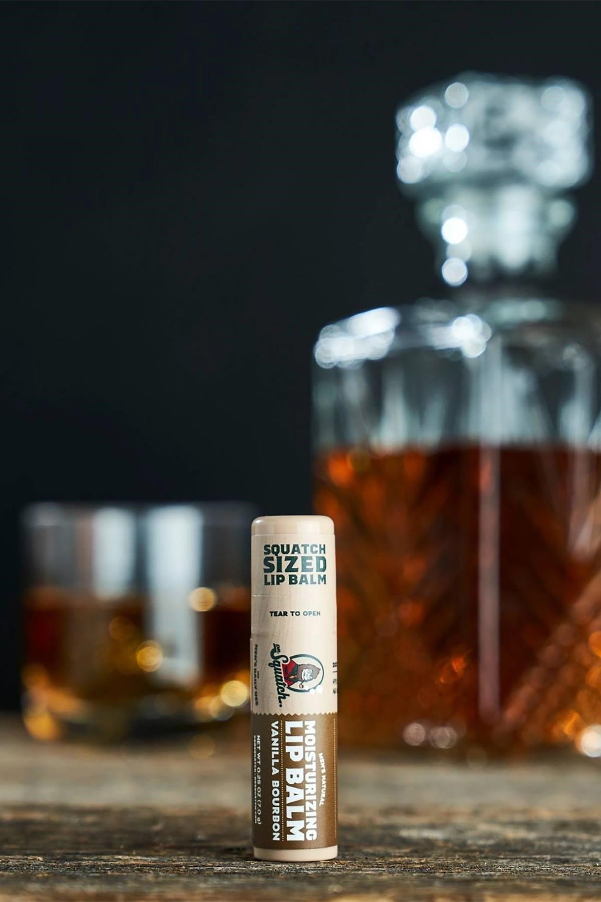 Dr.Squatch Men's Vanilla Bourbon Nemlendirici Dudak Balsamı 7GR