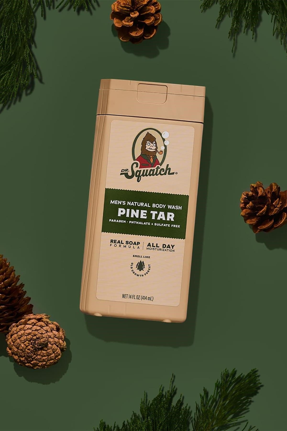 Dr.Squatch Men's Pine Tar Duş Jeli 414ML