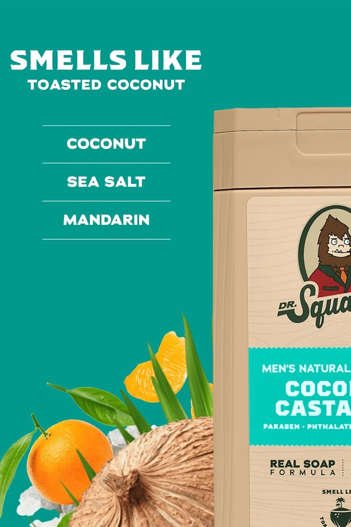 Dr.Squatch Men's Coconut Castaway Duş Jeli 414ML