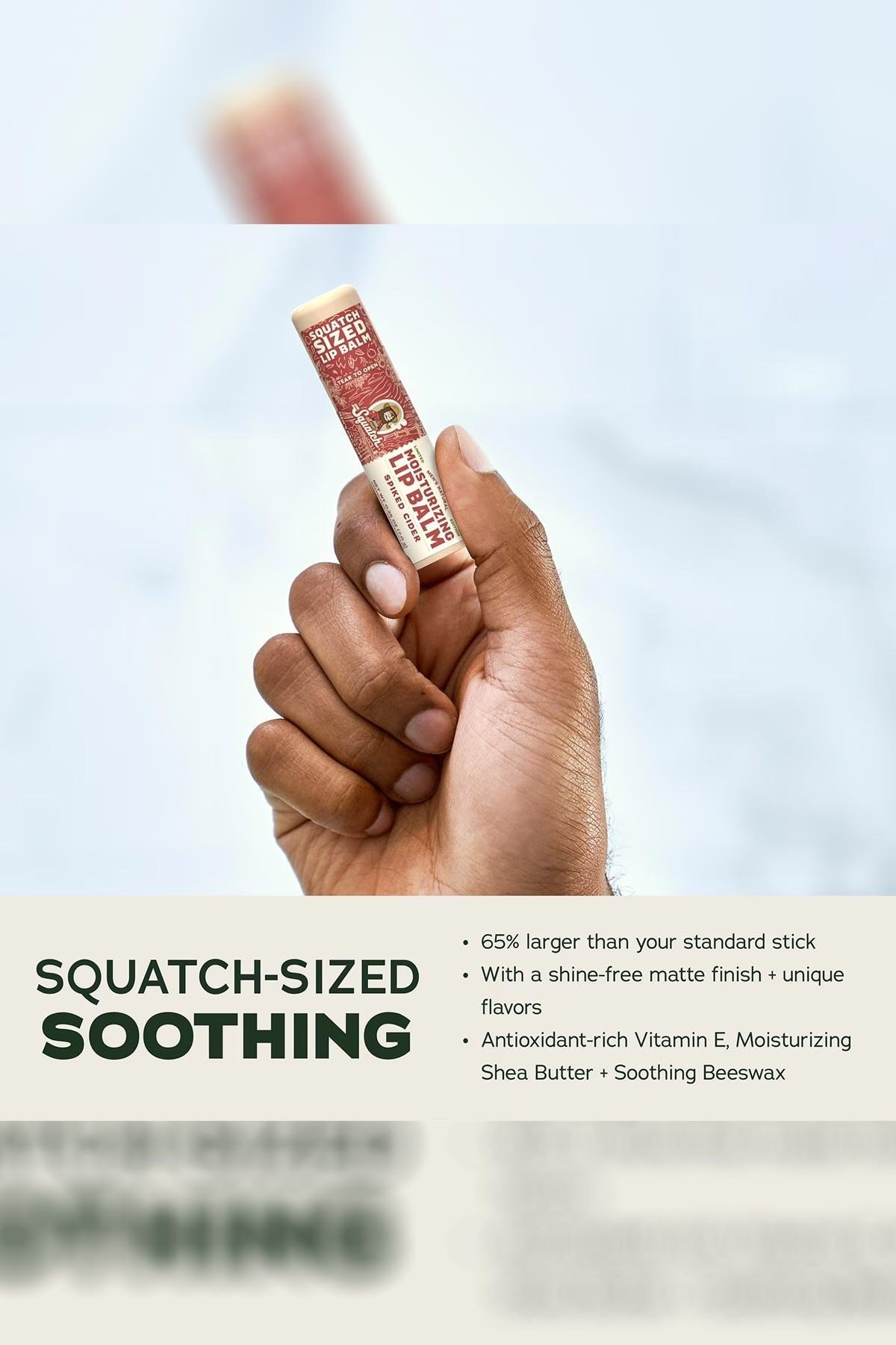 Dr.Squatch Men's Spiked Cider Nemlendirici Dudak Balsamı 2x7GR