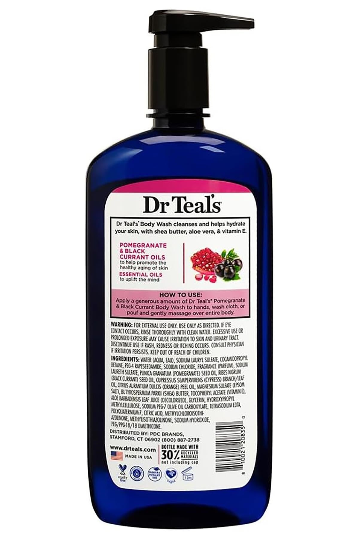 Dr.Teals Nar ve Siyah Frenk Üzümlü Duş Jeli 710ML