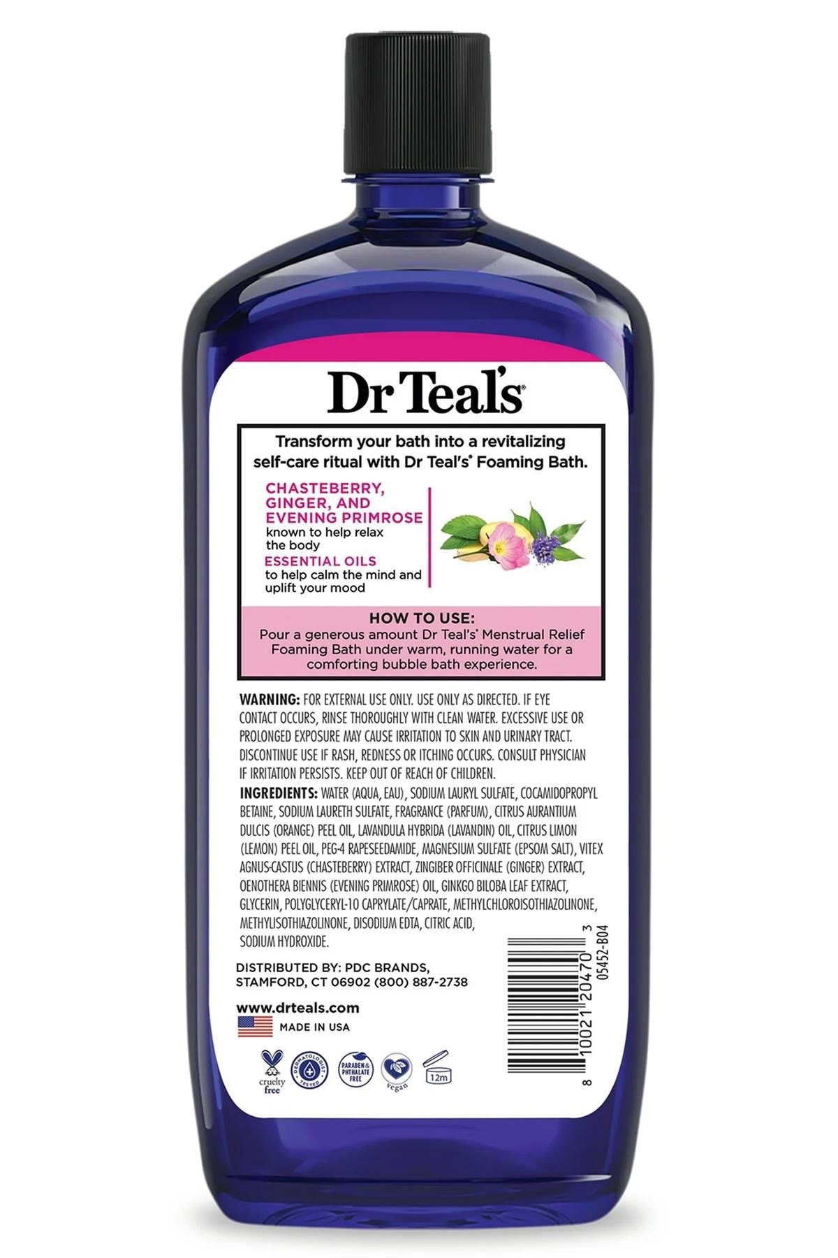 Dr.Teals Menstrual Relief Banyo Köpüğü 1000ML