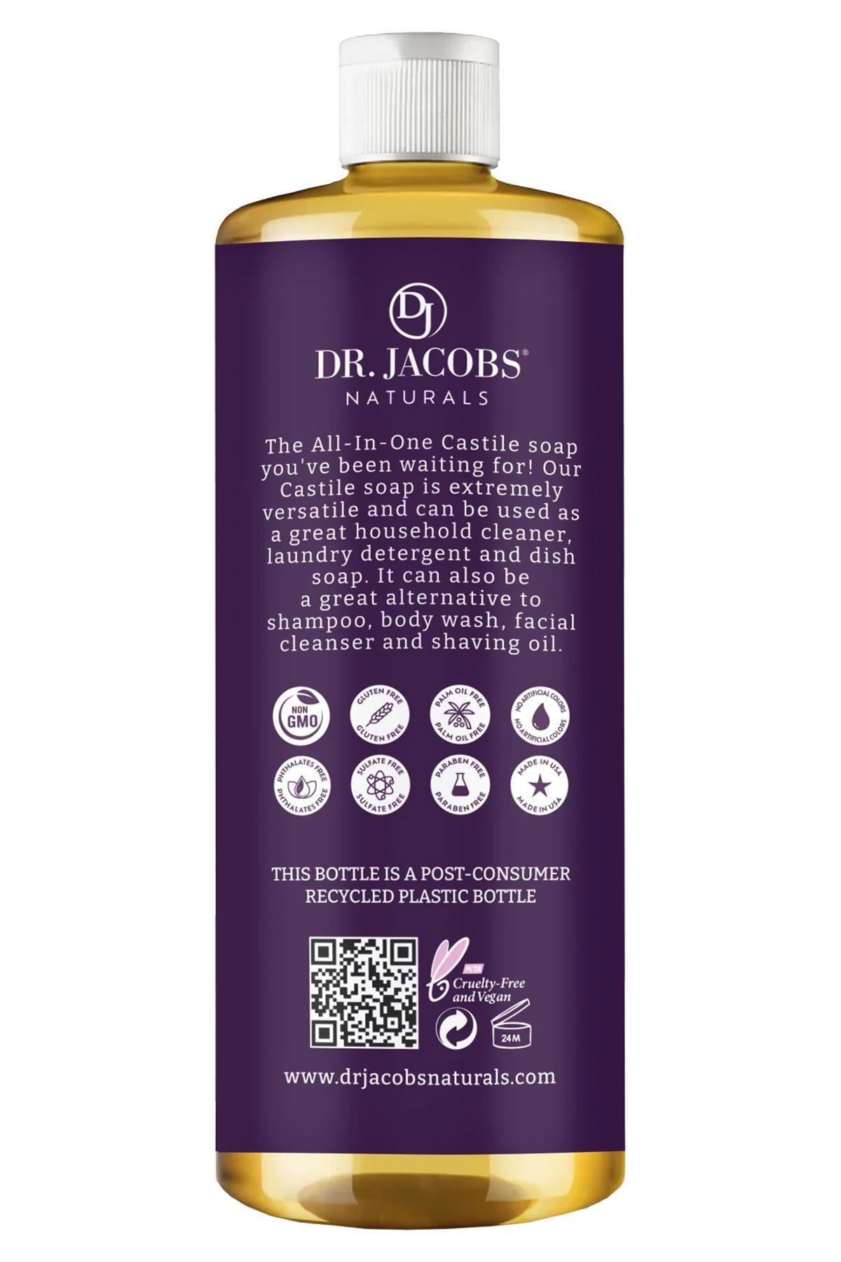 Dr. Jacobs Naturals Lavanta Özlü Çok Amaçlı Bitkisel Kastil Sabun 946ML