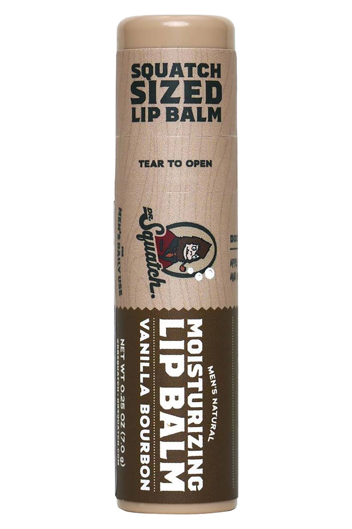 Dr.Squatch Men's Vanilla Bourbon Nemlendirici Dudak Balsamı 7GR