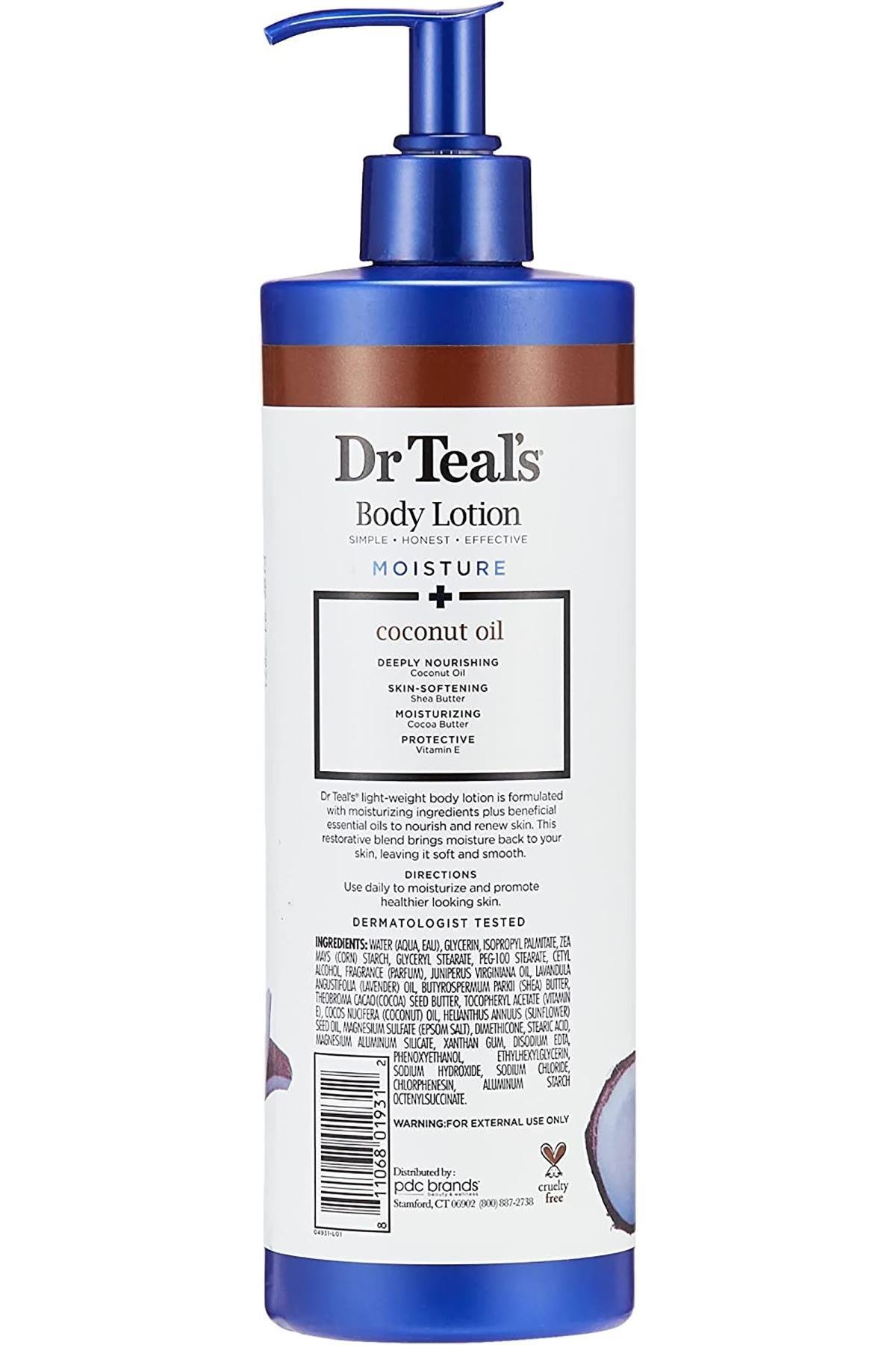 DR.Teal's Besleyici Hindistan Cevizi Yağı Vücut Losyonu 532ML