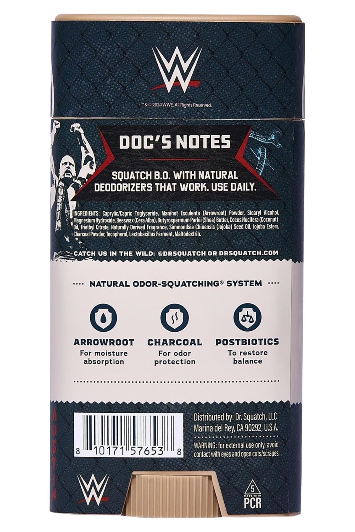 Dr.Squatch Stone Cold Stunner Alüminyumsuz Stick Deodorant 75GR