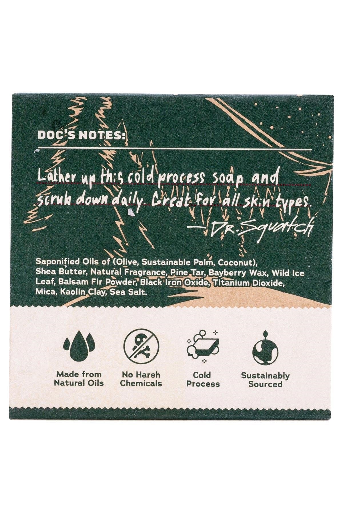 Dr.Squatch Snowy Pine Tar Erkek Sabunu 141GR