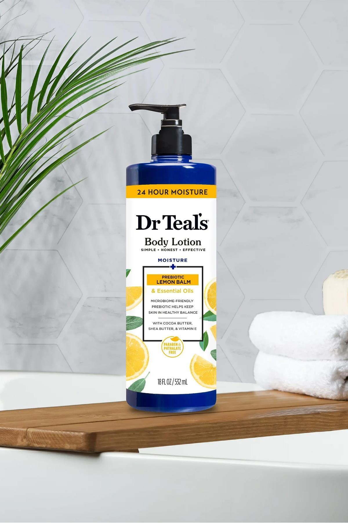 DR.Teals Prebiotic Lemon Balm Nemlendirici Vücut Losyonu 532ML