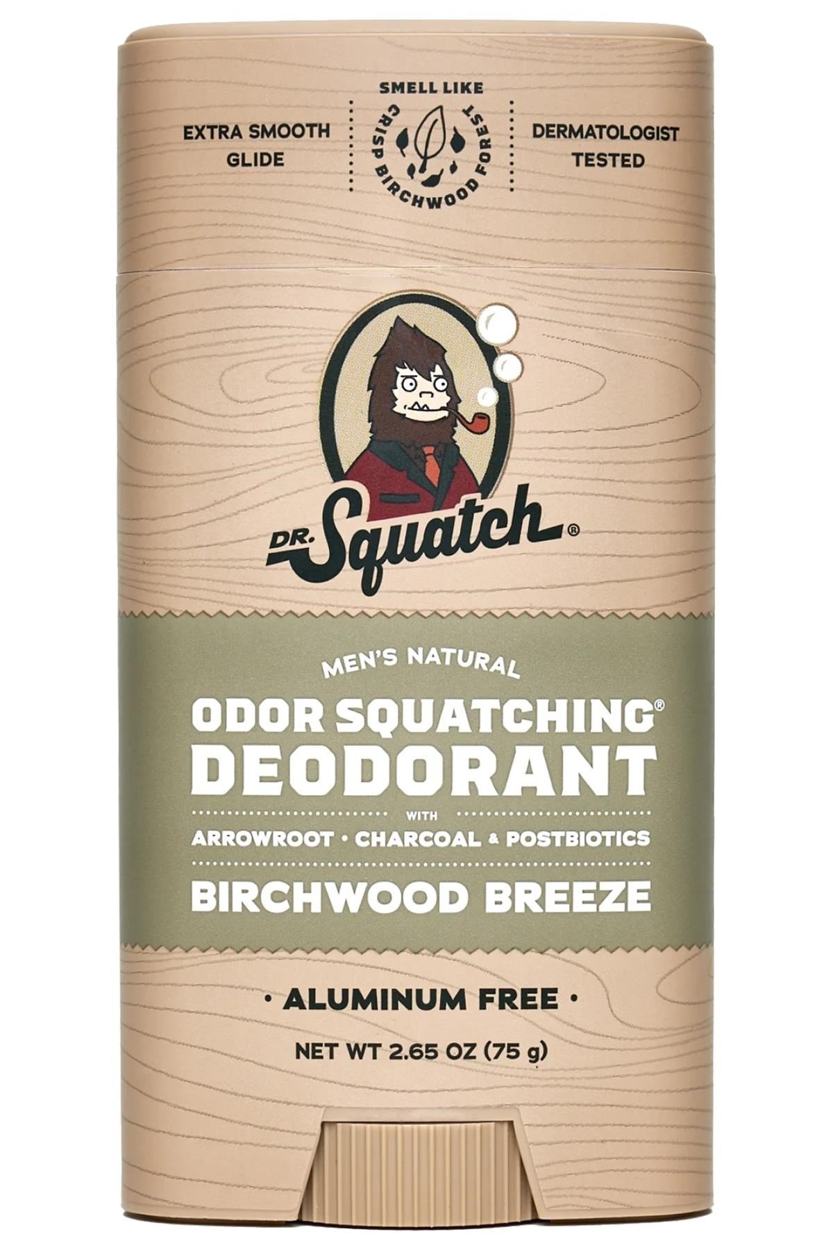 Dr.Squatch Birchwood Breeze Alüminyumsuz Stick Deodorant 75GR