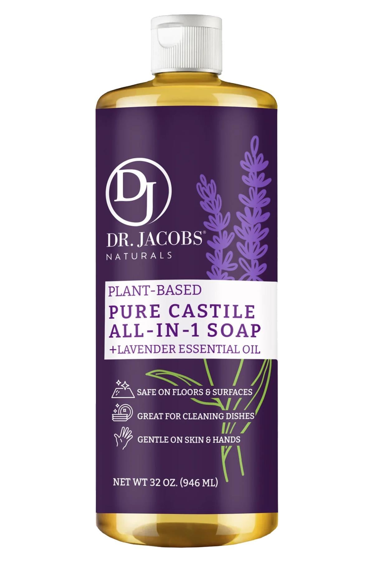 Dr. Jacobs Naturals Lavanta Özlü Çok Amaçlı Bitkisel Kastil Sabun 946ML