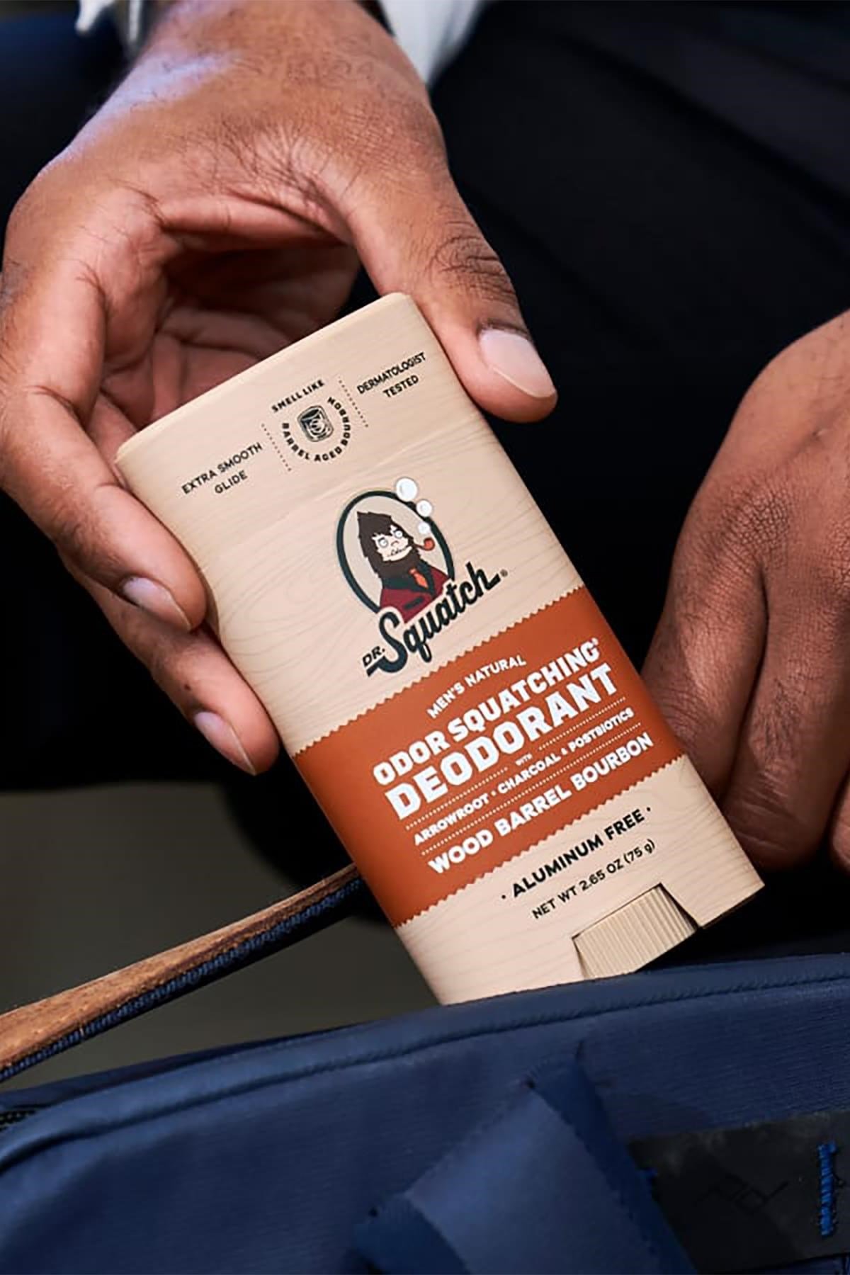 Dr.Squatch Wood Barrel Bourbon Alüminyumsuz Stick Deodorant 75GR